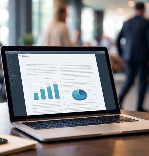 DRM settings configured on a laptop - protection rules for participant documents